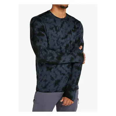 Bluza bez kaptura Icebreaker Merino Tech Lite LS Tee Cloud Dye - graphite/black/cd