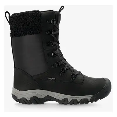 Buty zimowe damskie Keen Greta Tall Boot WP - black/black