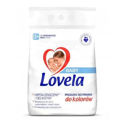 Hipoalergiczny proszek do prania Lovela dla niemowląt 0+ kolor 4,1 kg