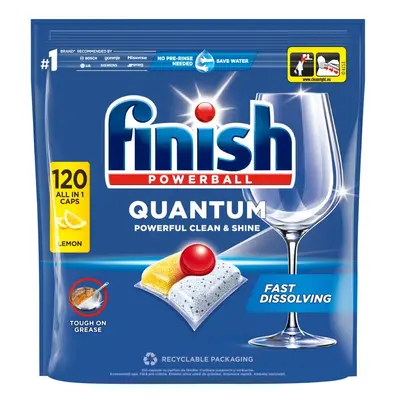 Kapsułki do zmywarki FINISH Quantum Lemon 120 szt