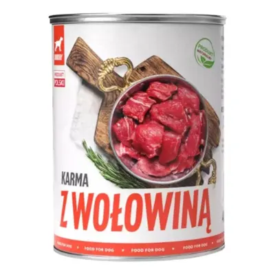 Karma mokra dla psa TUF TUF z wołowiną 800 g