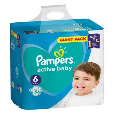Pieluchy PAMPERS Extra Large 6 56 szt.