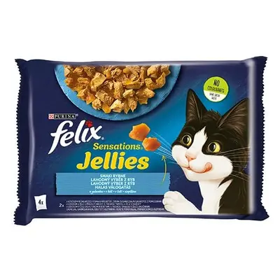 Purina Felix Sensations Sauce z indykiem w sosie o smaku bekonu - mokra karma dla kota - saszetk