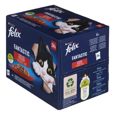 PURINA Felix Fantastic: wiejskie smaki - karma dla kota - 24 x 85g