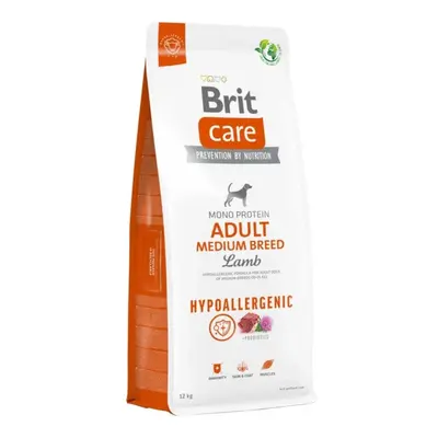 Karma sucha dla psa BRIT Care Medium Adult Hypoallergenic z jagnięciną 12kg