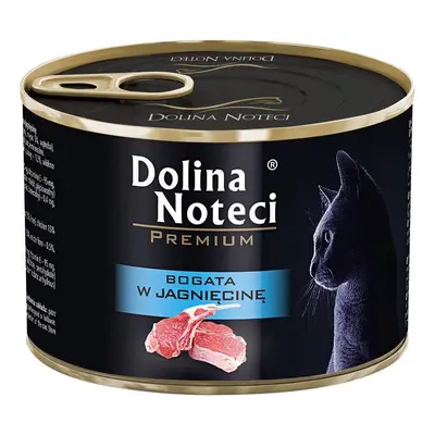 Karma mokra dla kota DOLINA NOTECI Premium Bogata w jagnięcinę 185 g