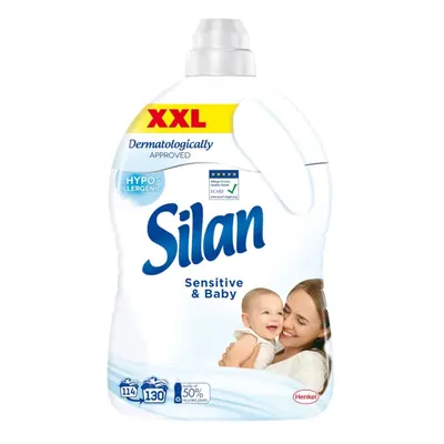 Płyn do płukania tkanin SILAN Sensitive & Baby 130 prań 2,86l