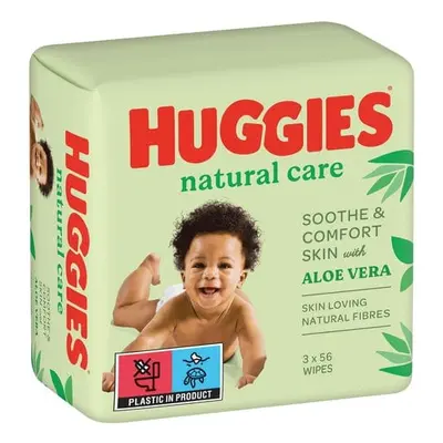 Chusteczki nawilżane HUGGIES Natural Care 168 szt