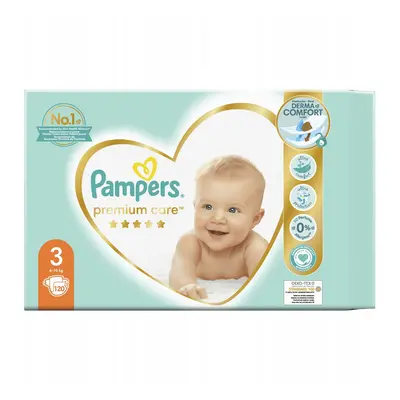 Pieluchy PAMPERS Premium Care Midi roz 3 (6-10kg) 120 szt