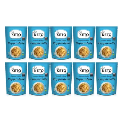 10x KETO CHEF Makaron keto konjac typu noodle pappardelle bezglutenowy 270g Bio