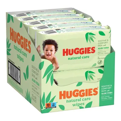 HUGGIES Chusteczki nawilżane Natural Care 10x 56szt