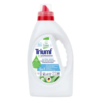 Płyn do prania białego ekologiczny TRIUMF Ultra White koncentrat 25 prań 1 l