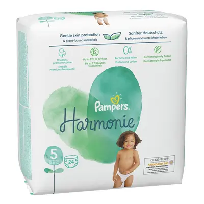 Pieluchy PAMPERS Harmonie Junior rozmiar 5 (11+ kg) 24szt