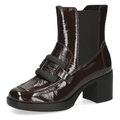 Botki na słupku brązowe - Amber [25324-41-309]