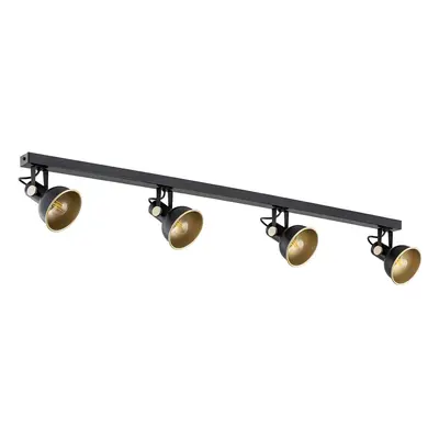 PLAFON ENORA 4 CZARNY