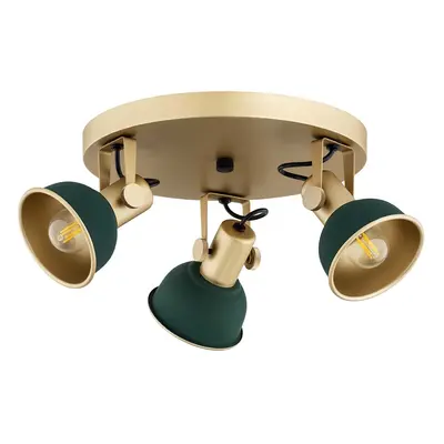 PLAFON ENORA 3 ZIELONY