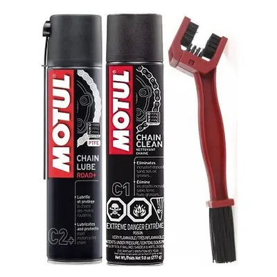 MOTUL ZESTAW DO ŁAŃCUCHA C2+ C1 + SZCZOTKA