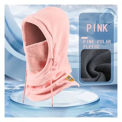 TEMU Zimowy polarowy kominiarka - Unisex termiczna wiatroszczelna czapka narciarska, dzianinowa 