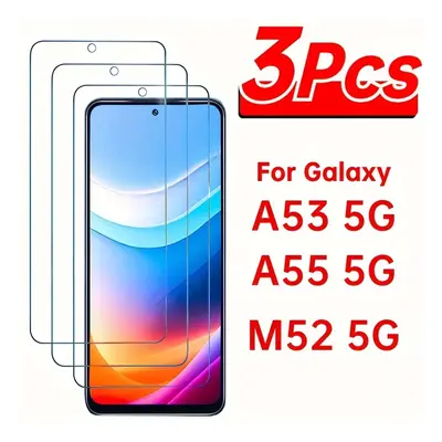 TEMU Zestaw Szkła Hartowane do Ochrony Ekranu SamSung Galaxy M52 5G, A53 5G, A55 5G - Wytrzymała