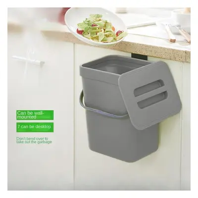 TEMU szt. Mały kosz na kompost do kuchni - plastikowy 101,44 oz wiszący/konstrukcja blatowa z uc