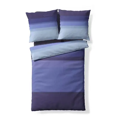 Chiemsee Komplet pościeli satynowej "Sunset" w kolorze niebieskim rozmiar: