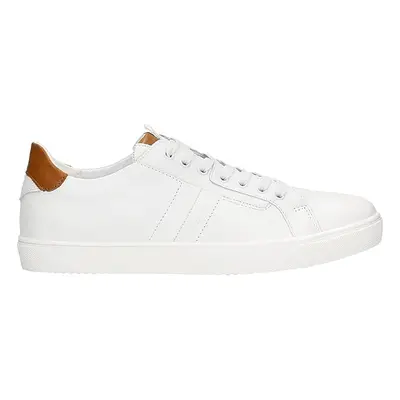 Wojas Skórzane sneakersy w kolorze białym rozmiar: