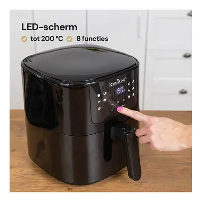 ROSMARINO Frytkownica beztłuszczowa ''Infinity XL'' w kolorze czarnym - l rozmiar: