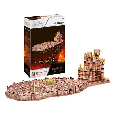 Revell 262-częściowe puzzle 3D "House of the Dragon King's Landing" - 8+ rozmiar: