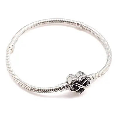 Pandora Srebrna bransoletka "Family Forever And Always" rozmiar:
