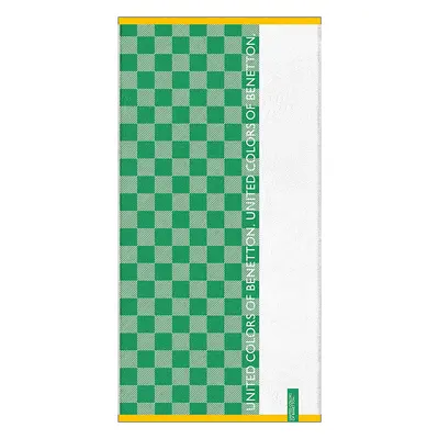 Benetton Dziecięcy ręcznik plażowy w kolorze zielonym rozmiar: