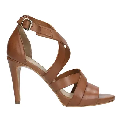 Wojas Skórzane sandały w kolorze jasnobrązowym rozmiar: