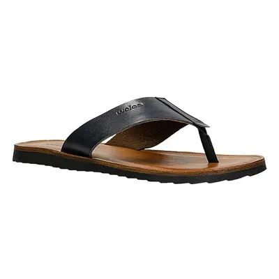 Wojas Skórzane japonki w kolorze granatowym rozmiar: