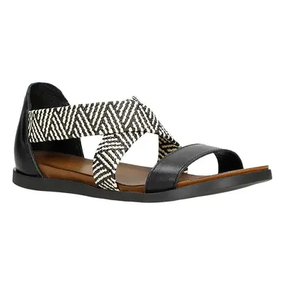 Wojas Sandały w kolorze czarno-białym rozmiar: