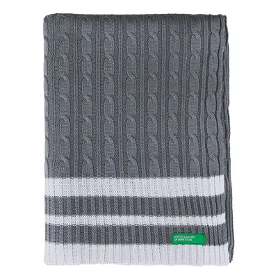 Benetton Pled w kolorze szarym rozmiar: