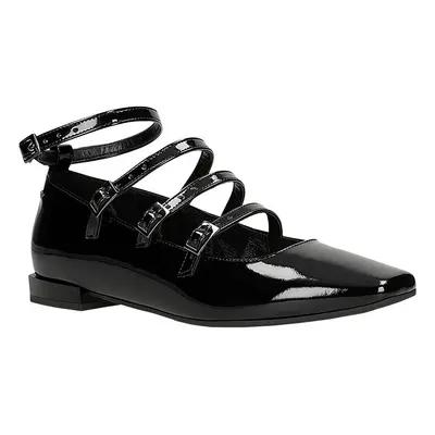 Wojas Skórzane baleriny w kolorze czarnym rozmiar: