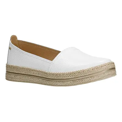 Wojas Skórzane espadryle w kolorze białym rozmiar: