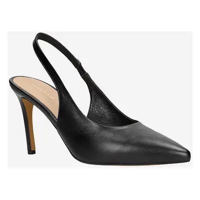 Wojas Skórzane czółenka w kolorze czarnym rozmiar: