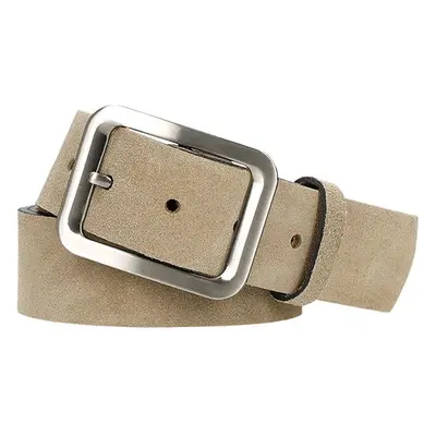 Wojas Skórzany pasek w kolorze beżowym rozmiar: