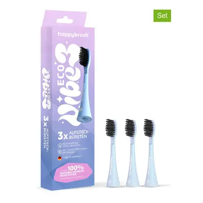 Happy Brush Końcówki (3 szt.) "Eco Vibe3+ Sunrise" do szczoteczki rozmiar: