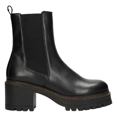 Wojas Skórzane botki w kolorze czarnym rozmiar: