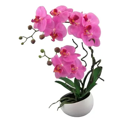 Sztuczna Orchidea w doniczce różowy, 42 cm
