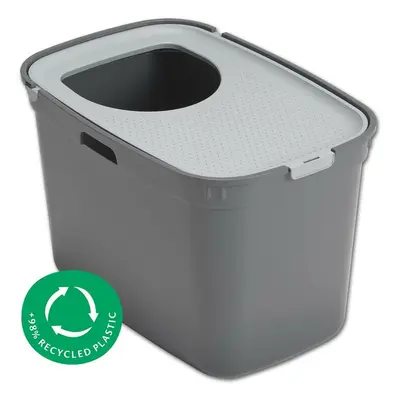 Moderna Toaleta dla kotów Top Cat szara, 59 x 39 x38 cm