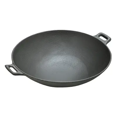 Cattara 13069 Patelnia grillowa Wok Żeliwo, śr. 31 cm