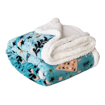 Koc z barankiem Winter time, 150 x 200 cm