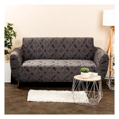 4Home Multielastyczny pokrowiec na kanapę 2-osobową Comfort Plus szary, 140 - 180 cm, 140 - 180 