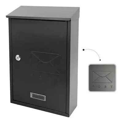 Stalowa skrzynka pocztowa Ibis, antracyt