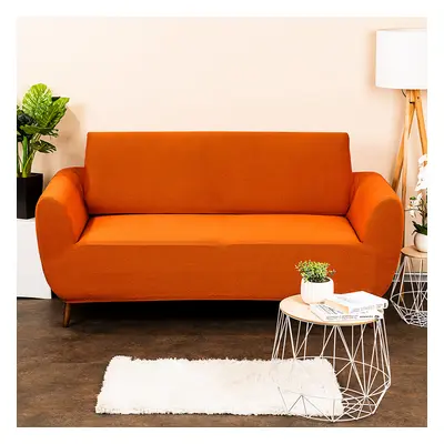 4Home Multielastyczny pokrowiec na kanapę 2-os. Comfort terracotta, 140 - 180 cm