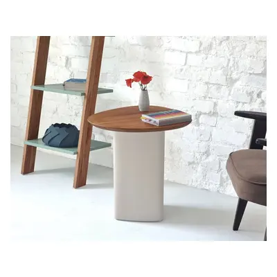 Mały Stolik Cells Mini 50x50x50cm Kawa z Mlekiem Biały