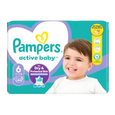 Pampers Active Baby Maxi Pack rozmiar 6 44 szt.
