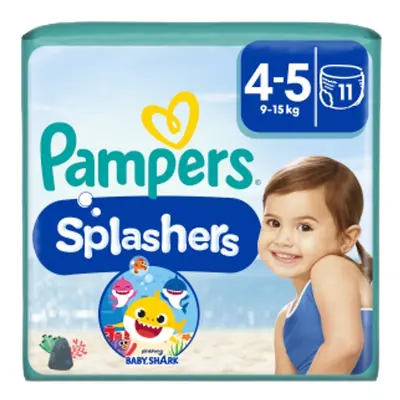 Pampers Pieluchy Splashers Carry Pack Baby Shark rozmiar 4 11 szt.